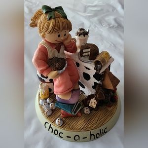 Zingle Berry Choc-O-Holic Figurine 1999 Ultímate diet edition BENIFITS CHARITY.